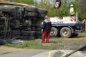 Schwerer VU LKW Zug Bergheim Kenten Koelnerstr P422